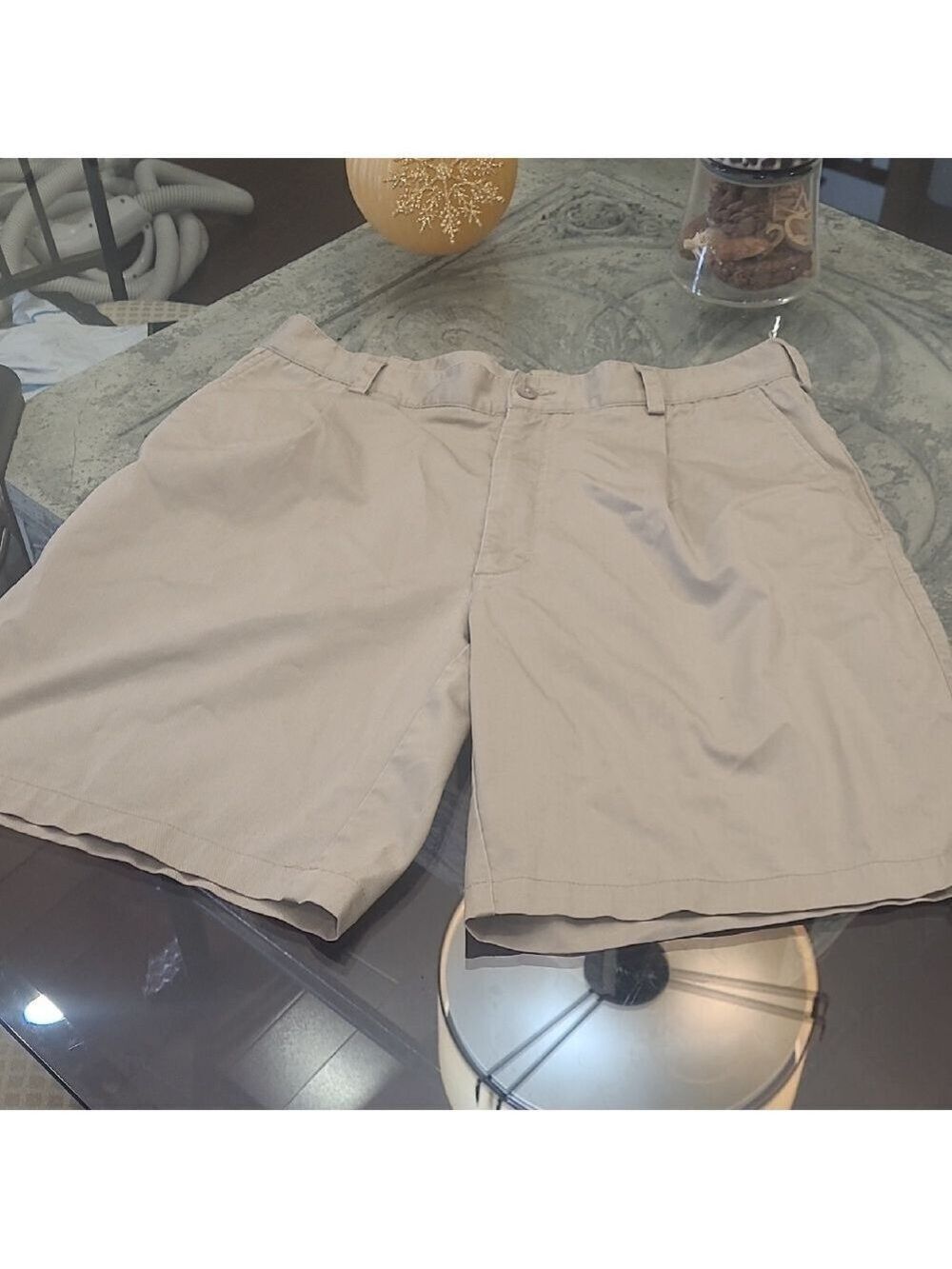 Nike Golf Men's Fit Dry Cotton Blend Tan Shorts 34
